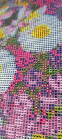 Алмазная мозаика WB7068 М. Локшина "Яркие ромашки" круглые стразы 40х50 см #3, Любовь С.