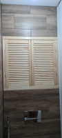 Дверь жалюзийная деревянная Timber&Style 715х394 мм, комплект из 2-х шт. сорт Экстра #46, Павел К.