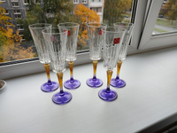 Набор фужеров для шампанского RCR Gipsy 240мл (6 шт) #12, Наталья
