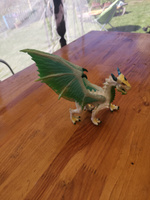 Фигурка животного Derri Animals Ледяной Дракон, для детей, игрушка коллекционная декоративная, 84117, 9х19х13 см #63, Надежда К.