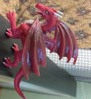 Фигурка животного Derri Animals Дракон Красный, для детей, игрушка коллекционная декоративная, 84107, 14х18х10 см #58, т юля