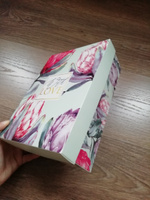 Коробка складная подарочная упаковка "With LOVE", 21 х 15 х 7 см #48, Мария