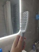 Olivia Garden Щётка EXPERT CARE VENT Nylon Bristles White&Grey, размер M #20, Анастасия Ш.