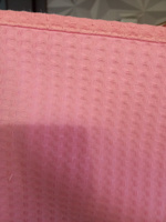MASO home Полотенце банное Для дома и семьи, Хлопок, Вафельное полотно, 80x150 см, розовый, 1 шт. #38, Светлана Г.