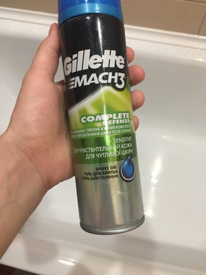 Гель для бритья Gillette Series Sensitive, для чувствительной кожи ...