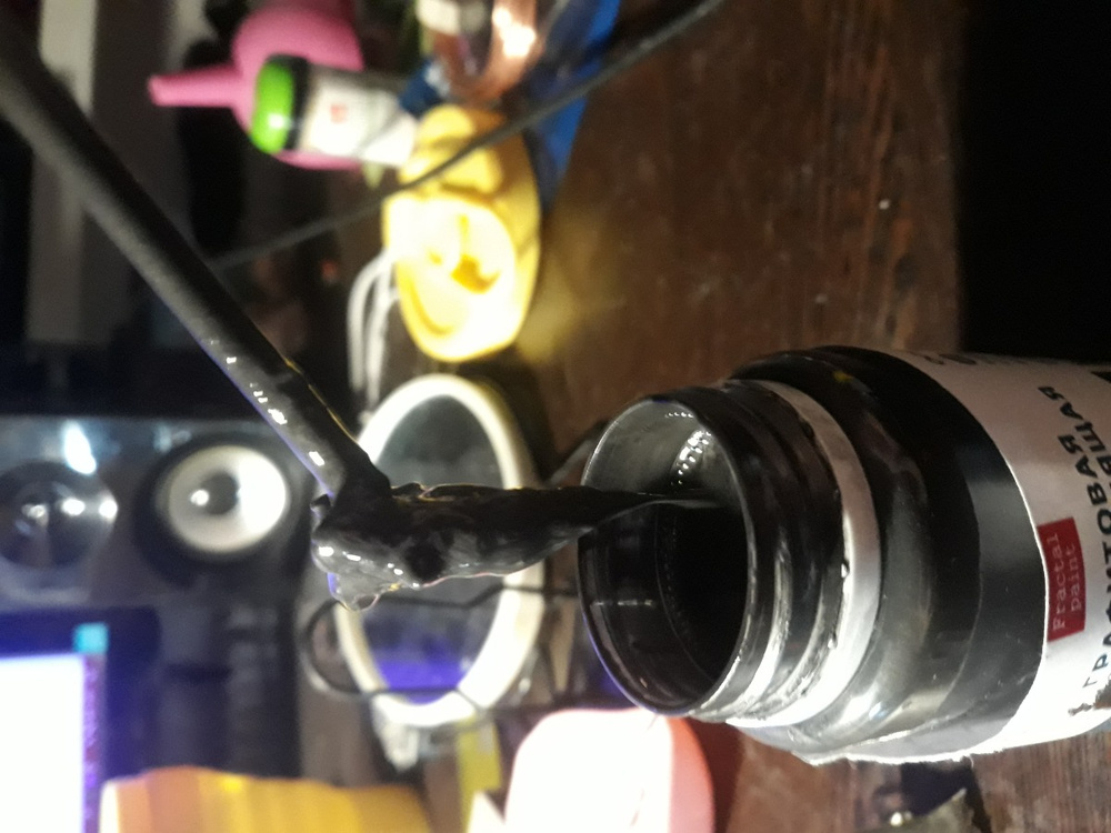 Графитовая токопроводящая краска для гальваники (100 мл) - купить с ...