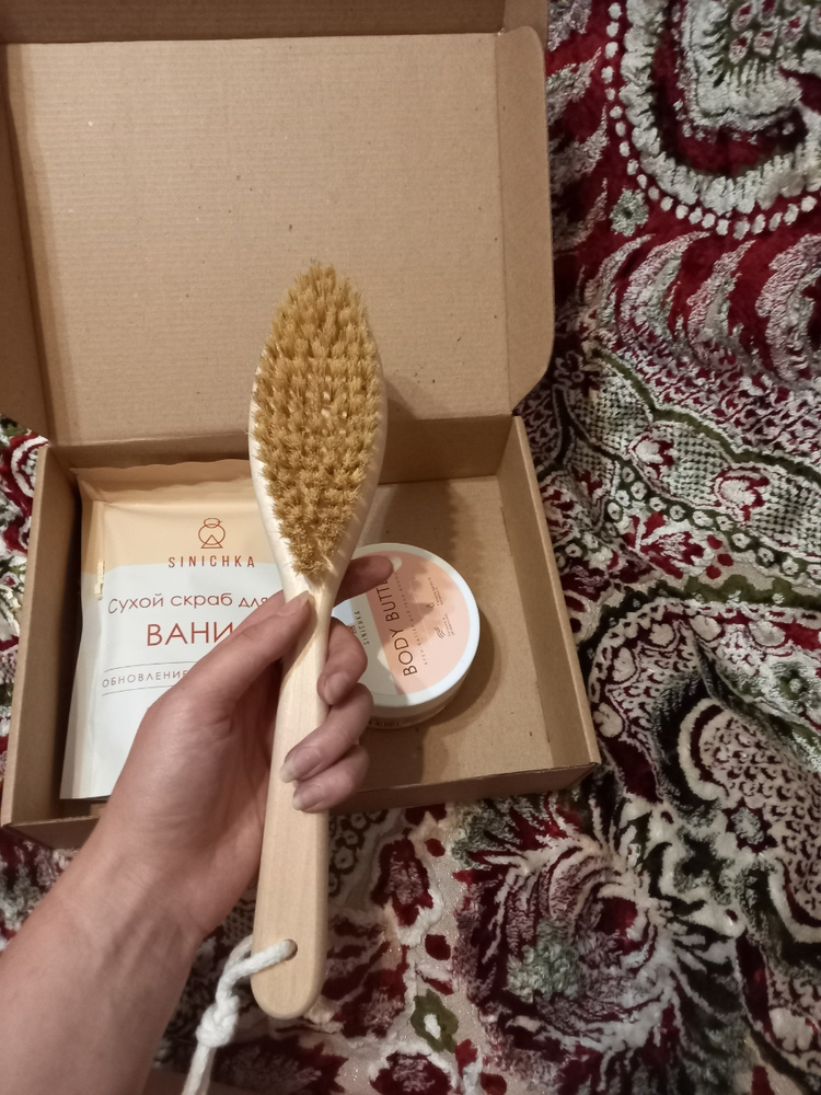 SINICHKA / Набор косметики / Подарочный набор косметики / Щетка для ...