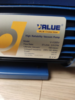 Вакуумный насос одноступенчатый с вакуумметром Value V-i120SV для кондиционера #7, Алексей И.