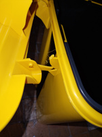Мусорное ведро / бак с крышкой и педалью 25 л, с внутренним ведром, желтый прямоугольный, для медицинских отходов класса B, TELKAR 40018 #4, Екатерина Х.