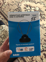 Антенна цифровая комнатная BBK DA02 черный / пассивная / DVB-T2 #6, Сергей Х.
