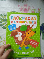 Ёжик и его друзья. Раскраска с аппликацией | Хотулев Андрей #6, Ирина В.