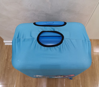 Чехол для чемодана с изображение Том и Джерри размер М #22, Елена Г.