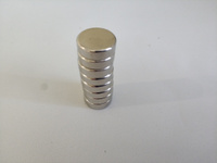 Неодимовый магнит диск 15х5 мм. 8 штуки Сплав N52 #7, Руслан М.