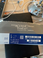 Контактные линзы для глаз однодневные 1-Day Acuvue TruEye / Акувью Труай 1 day Tru Eye / Тру Ай 180 шт / 8.5 / -1.75 #15, Ирина С.