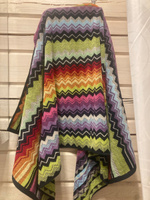 Bolangde Полотенце для ванной Missoni-3012, Махровая ткань, 70x140 см, сиреневый, 1 шт. #11, Наталья Б.