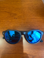 "Warsaw Blue" от Timbersun, деревянные поляризационные солнцезащитные голубые очки панто ручной работы #7, Дмитрий Р.