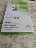 Контактные линзы ClearLab Clear 58 Ежемесячные, -07,00 / 14.0 / 8.3, 6 шт. #29, Елена Г.