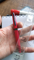 Ручка перьевая Малевичъ с конвертером, перо EF 0,4 мм, цвет корпуса: красная помада #60, Алексей Д.