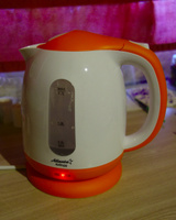 Электрический чайник Atlanta ATH-2371 (orange), 1.7 л, дисковый ТЭН, автоотключение, пластиковый корпус, поворот на 360, мощность 1850-2200 Вт #3, Сергей