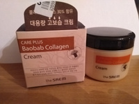 Крем для лица и шеи коллагеновый баобаб The Saem Care Plus Baobab Collagen Cream, 100 мл #37, Эльза С.