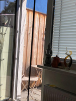 Москитная сетка на дверь на магнитах от комаров, мух, насекомых 100х210см, антимоскитная, черная, Daswerk #7, Иван