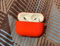 Чехол для AirPods Pro Silicone Case, Красный #57, Елена П.