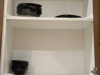 Набор столовой посуды на 6 персон, черный, обеденный, 18 предметов #2, Мария А.