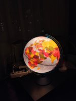 Globen Интерактивный глобус Земли физико-политический, 32 см., с LED-подсветкой + VR очки #8, Светлана О.