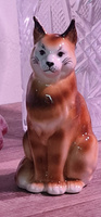 Статуэтка кошки Мейнкун коричневый фарфор #1, Елена Ж.