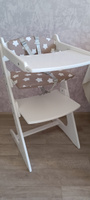 Растущий стул со столиком и подушками "Прянички" и ремни безопасности. Стульчик для кормления #3, Надежда Р.
