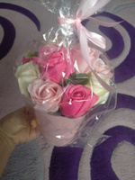 Букет из мыла, мыльных роз, подарок маме, цветы на 8 марта #68, Наталья Б.