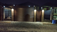 Светильник уличный настенный архитектурный фасадный односторонний НБУ LINE-1хA60-BL алюминиевый под лампу 1хA60 E27 230B черный IP65 IN HOME #8, Юлия О.