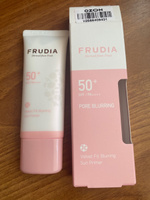 FRUDIA Солнцезащитный крем праймер для лица SPF 50+ PA+++ против пигментации уход спф защита, 40 гр. #12, Ольга М.