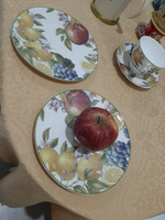 Набор тарелок фарфоровых "Фрукты" Lefard 20,5 см, 2 штуки #8, Мария П.