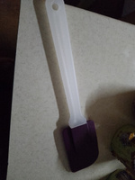 Лопатка силиконовая для кухни PATERRA, фиолетовая, 25 х 4 см #8, Вера Т.