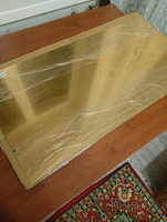 Двухслойный пластик для гравировки 300х600мм шлифованное золото/черный #5, Алексей Х.