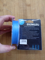 Плетеный шнур RIKIMARU RX PEx4 / 0.16мм, 10.00кг, Ocean Blue, 150м, / Леска плетенка для рыбалки #20, Константин Е.