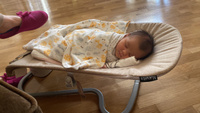 Шезлонг для новорожденных Nuovita Pulito, качели, люлька, кресло качалка для малышей Бежевый #6, Карина П.