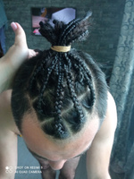 Канекалон 2Braids 1В Черный натуральный 1,3м 100г #55, Анастасия Д.