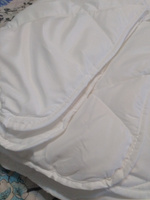 Одеяло Guten Morgen 2 спальное всесезонное 172x205 см, цвет: белый, наполнитель - силиконизированное волокно #89, Сотнина А.