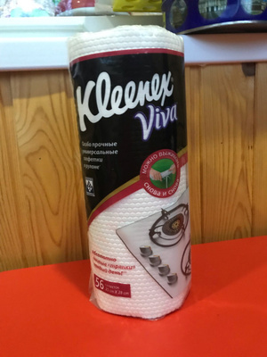 Kleenex универсальные салфетки в рулоне Viva, 56 шт - купить с ...