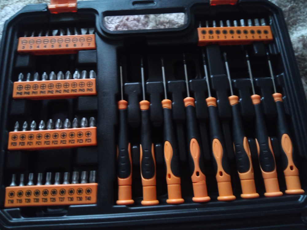 Набор профессиональных отверток и бит DEKO DKMT65 (65 предметов ...