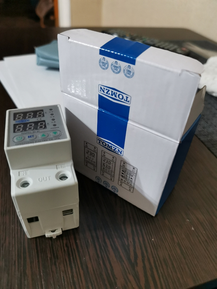 Реле контроля напряжения TOMZN TOVPD1-60-EC с защитой от перегрузки по ...