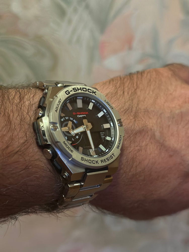 CASIO Analogico GST-B500D-1A1ER, argento