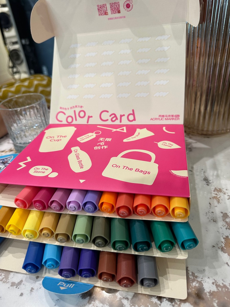 Акриловые маркеры Kasimir MARK FUN Ultra. Набор 48 цветов для скетчинга ...