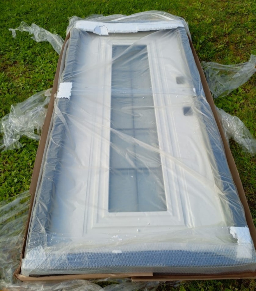 Дверь входная металлическая с терморазрывом и стеклопакетом в дом ...