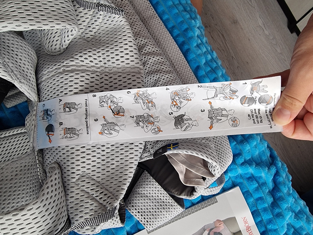 Слинг-эргорюкзак BabyBjorn One Air 3D Mesh для переноски ребенка с ...