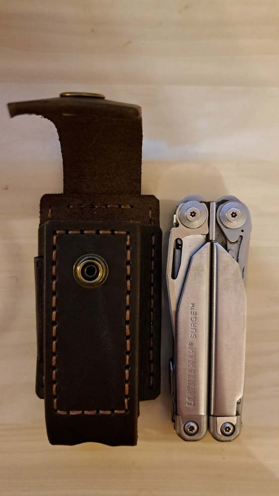 Чехол для мультитула leatherman surge с карманом для плашки бит ...