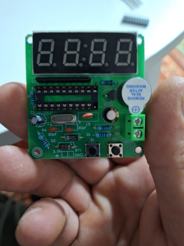 Радиоконструктор электронные часы, набор для самостоятельной сборки ...