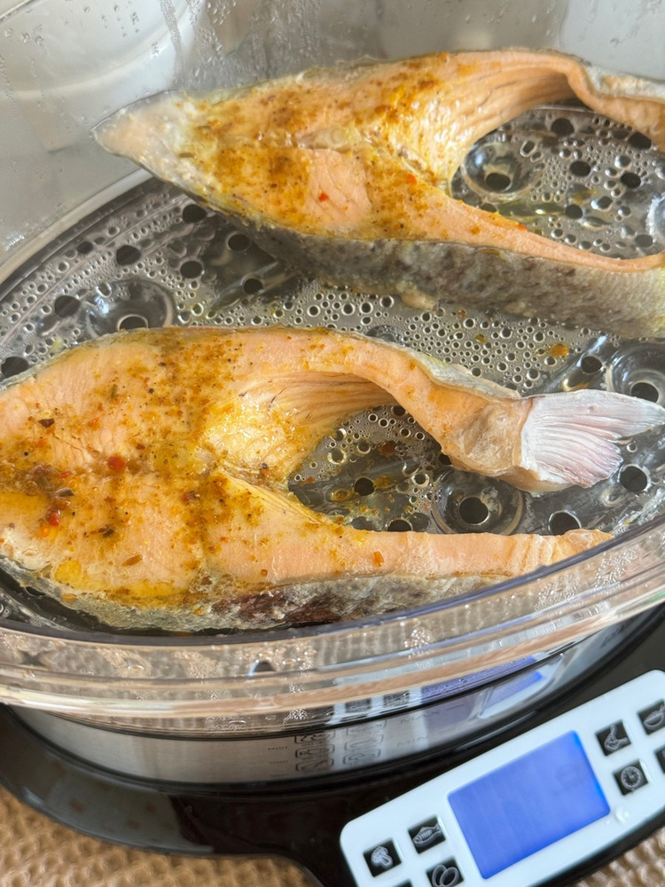 Пароварка электрическая GFGRIL GFS-7DSS, объем 9 л, чаша для риса, 6 ...